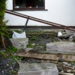 Damaged wall, Corrinshigo