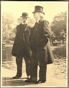 DJ O'Donoghue & George Sigersondiscussing memorial