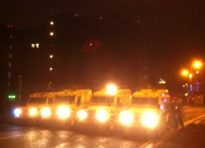 December protest: Bruce Street