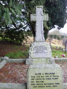 Grave of Alice Milligan