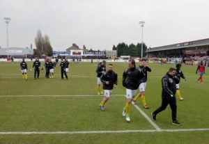 AFC Wimbledon pre-match
