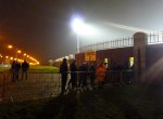 Coleraine fans at Tallaght