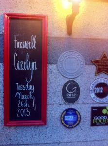 Sign at main entrance