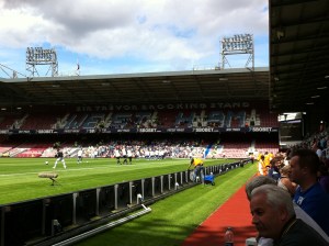 Trevor Brooking Stand with away fans