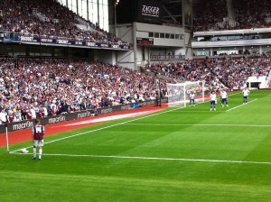 View from East Stand