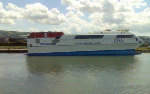 Stena HSS Craft in Belfast Port