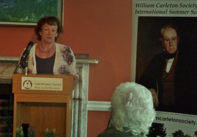 Patricia Cavanagh, Tydavnet, at William Carleton summer school launch