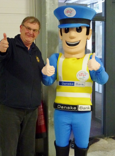 With WPFG mascot Emergency Eddie