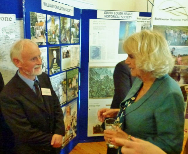 William Carleton Society Patron Sam Craig & Duchess of Cornwall