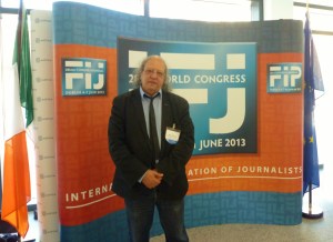IFJ President Jim Boumelha