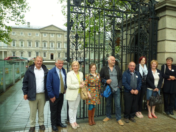 Group from Geel at Leinster House