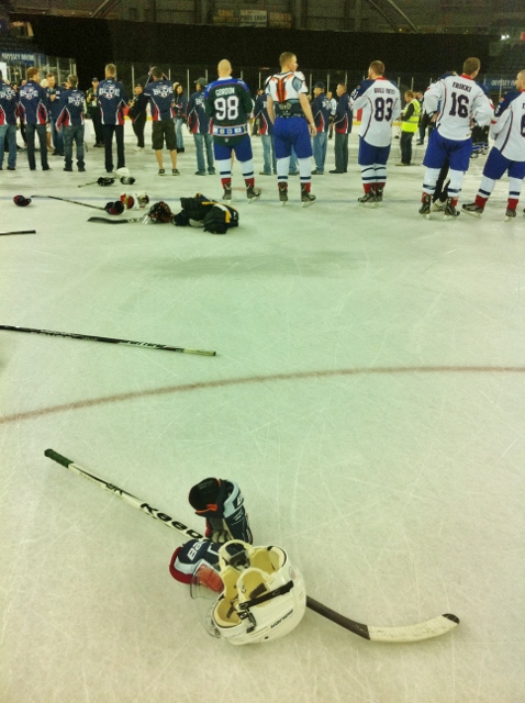 Medal Ceremony at the Odyssey Arena