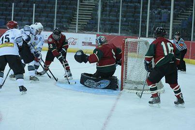 SW Finland Emergency Services on way to 8-0 win over Las Vegas Guns & Hoses Photo: WPFG