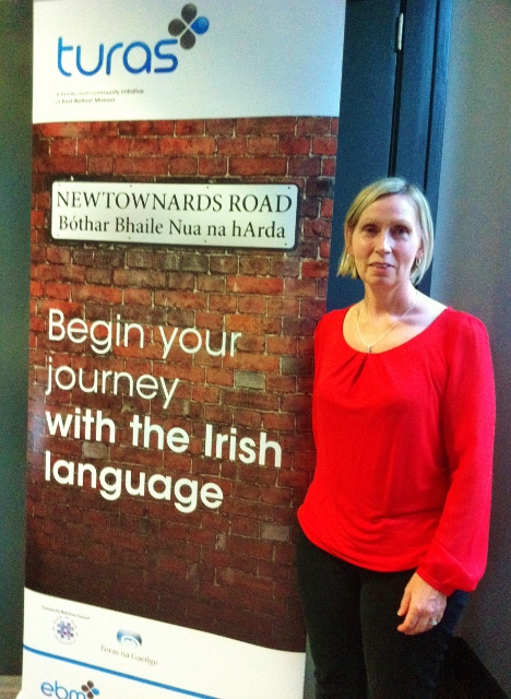 Linda Ervine at East Belfast Arts Festival Photo: © Michael Fisher