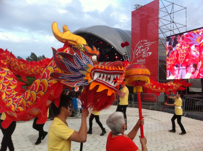 Plenty of colour at the opening ceremony WPFG 2013