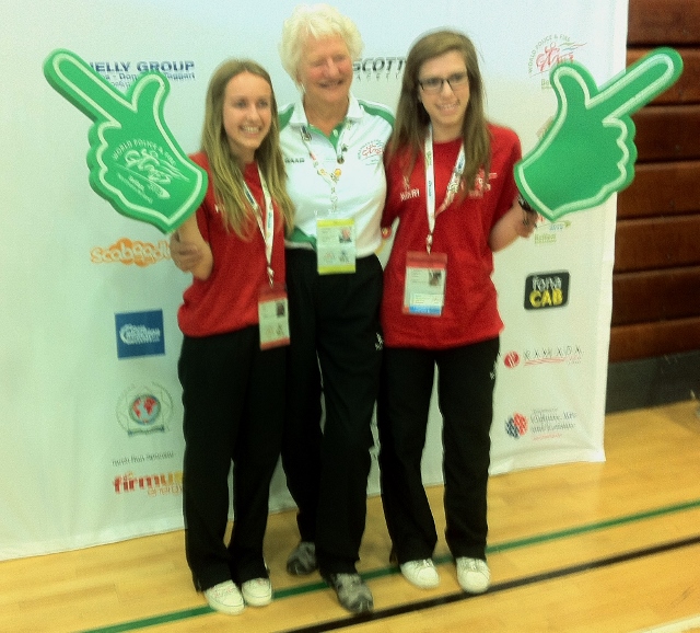 WPFG Patron Dame Mary Peters with Games Ambassadors