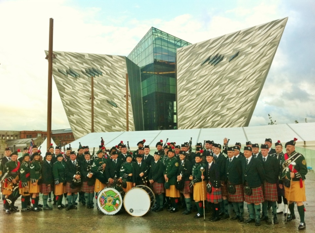 PSNI Pipe Band & Northern Virginia Firefighters Emerald Society Pipe Band