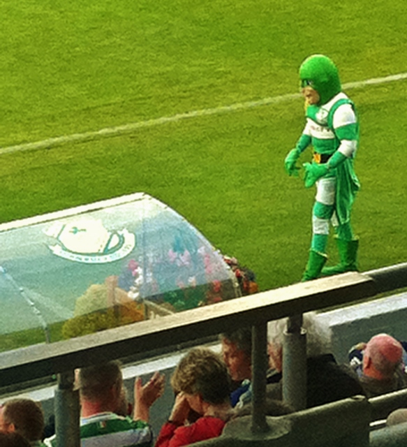 Hooperman in action at Tallaght