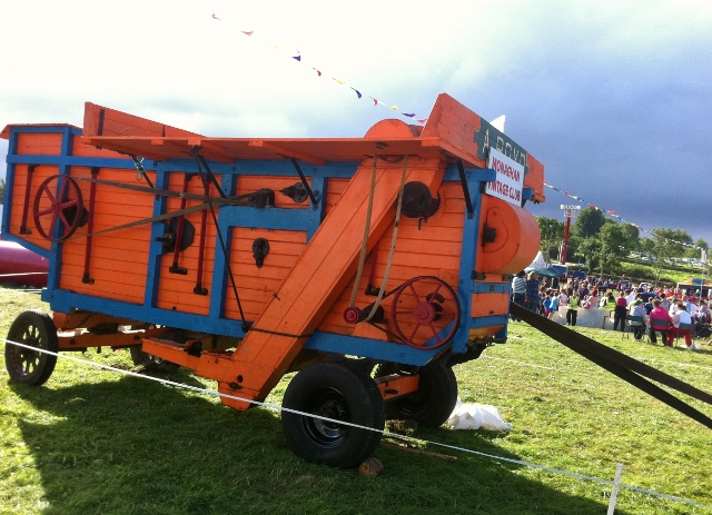 Monaghan Vintage Club Thresher at Tydavnet Show Photo: © Michael Fisher