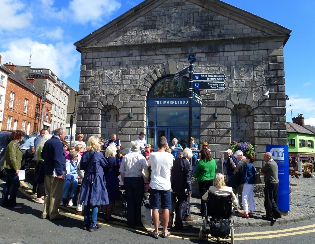 Group at the Market House, Monaghan