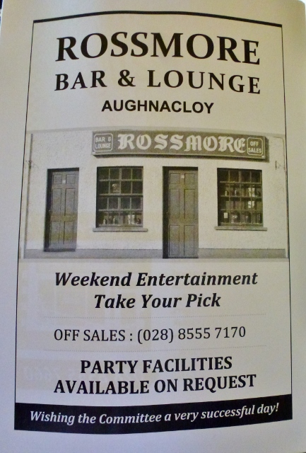 Rossmore Bar advertisement