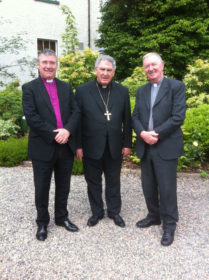 Bishops of Clogher: Rev. John McDowell & Dr Liam MacDaid with Dr Joseph Duffy 