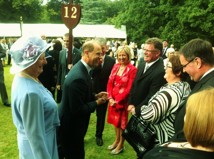 Prince Edward meets WPFG organisers at Hillsborough Castle Photo: © Michael Fisher