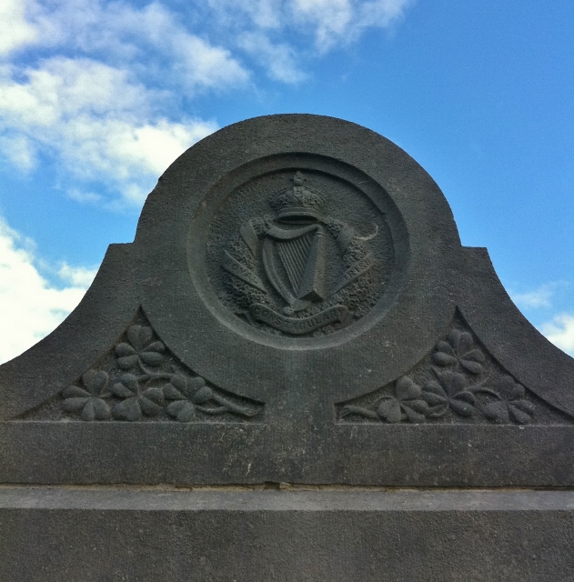 Crest from Memorial at RIC Burial Plot Glasnevin Cemetery Photo: © Michael Fisher