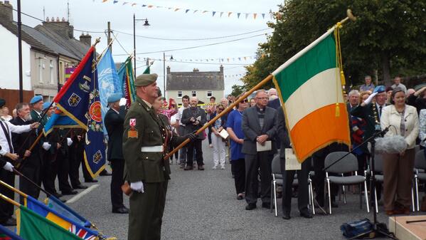 Irish & British Army veterans on parade at Crinkill Photo: © Ray Hayden