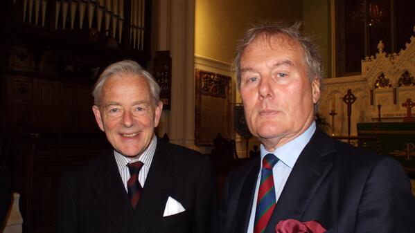 Lord Rosse of Birr Castle and Kevin Myers Photo: © Ray Hayden