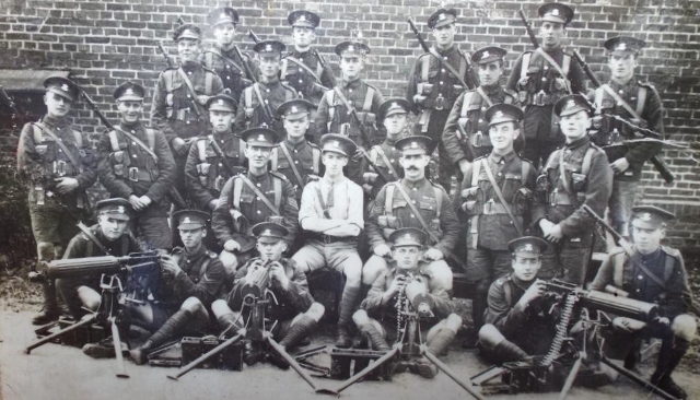 Leinster Regiment soldiers prepare to set off for WWI Archive Photo via Ray Hayden ©