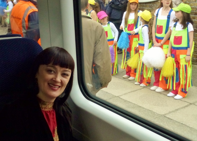 Bronagh Gallagher on board the RTÉ Music Train Photo: © Michael Fisher