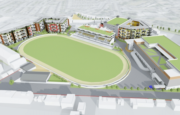 Sketches for a new greyhound track at Wimbledon Picture: Irish Post