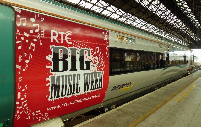 RTÉ Music Train at Connolly Station Photo: © Michael Fisher 