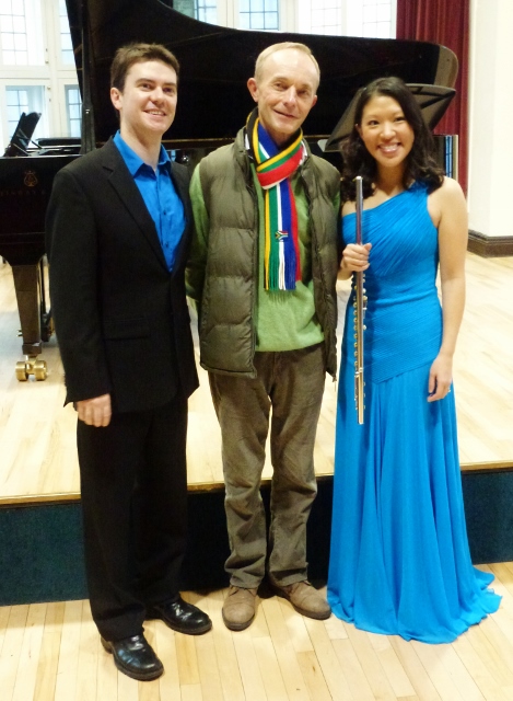 Cathal Breslin, Philip Hammond and Sabrina Hu Photo: © Michael Fisher 