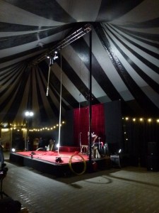 Damn the Circus Tent in Belmont Park Photo: © Michael Fisher
