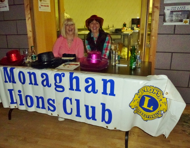 Burger and a hat all for €7: good value in a good cause! Photo: © Michael Fisher