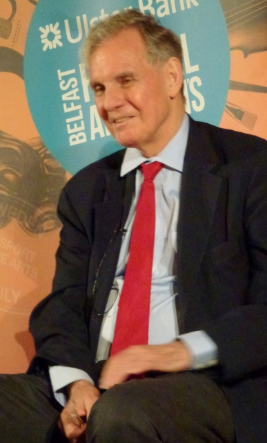 Jonathan Aitken at the Belfast Festival at Queen's  Photo: © Michael Fisher
