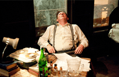 Adrian Dunbar in 'Brendan at the Chelsea'  Photo: Lyric Theatre