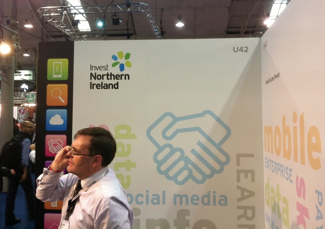 Invest Northern Ireland stand at Web Summit in RDS  Photo: © Michael Fisher