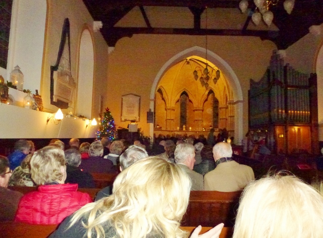 Service at St Salvator's Glaslough  Photo:  © Michael Fisher