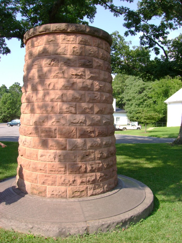Lockerbie Memorial Cairn, Arlington cemetery  Photo: © Michael Fisher