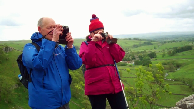 Howard Waldron & Evelyn Fisher, Malham Tarn May 2011 Photo: © Michael Fisher