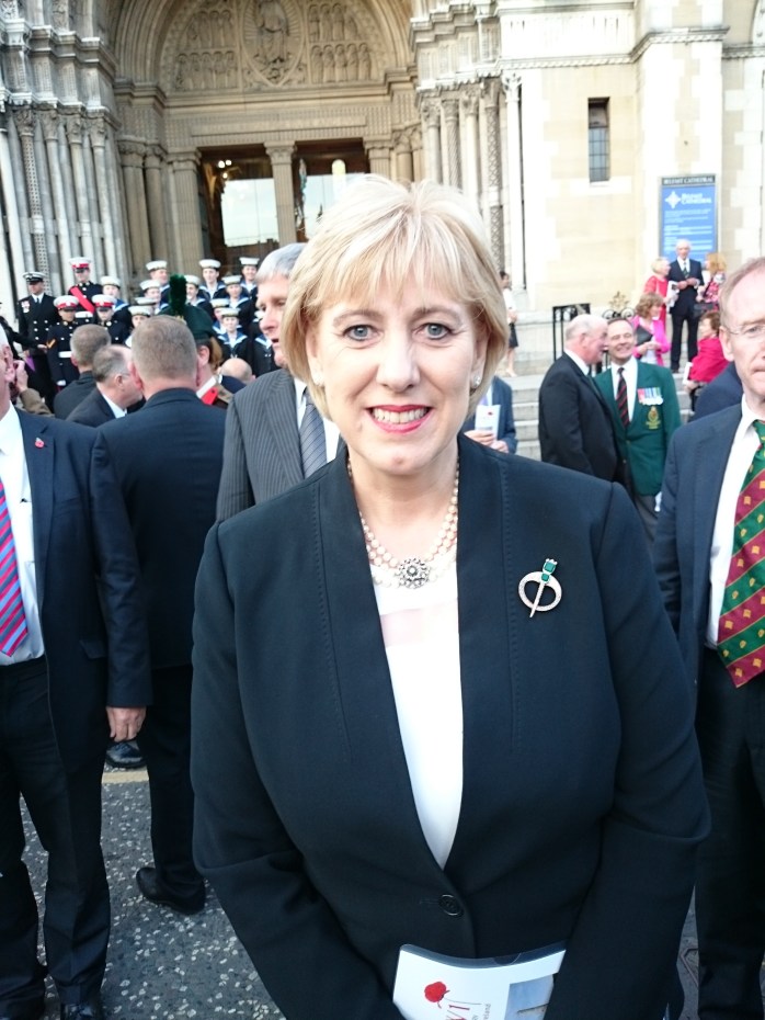 Minister for Arts, Heritage & Gaeltacht Heather Humphreys TD Photo: Sir John (Jack) Leslie in Caledon Photo: © Michael Fisher