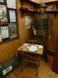 Recruiting office display, Cavan County Museum Photo:  © Michael Fisher
