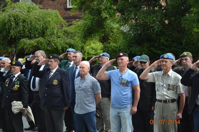 End of Parade at Lansdowne Road stadium with playing of National Anthem