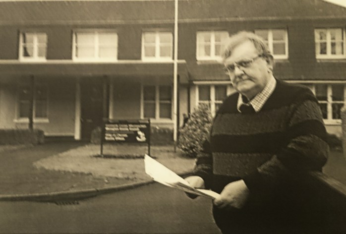 Northern Standard reporter Michael Fisher examining the planning application 15/13 at Monaghan County Council offices.   Photo: © Rory Geary/Northern Standard