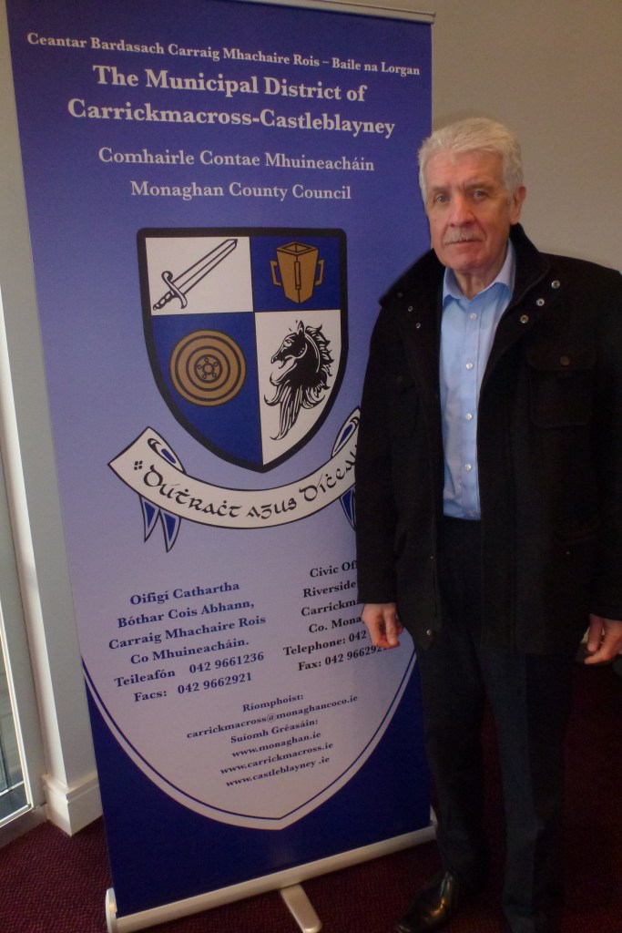 Cllr Jackie Crowe (SF), Cathaoirleach Carrickmacross=Castleblayney Municipal District Council  Photo:  © Michael Fisher