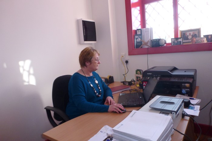 Maeve Montgomery, Dementia Adviser, Alzheimer Society, at Carrickmacross Workhouse  Photo: © Michael Fisher