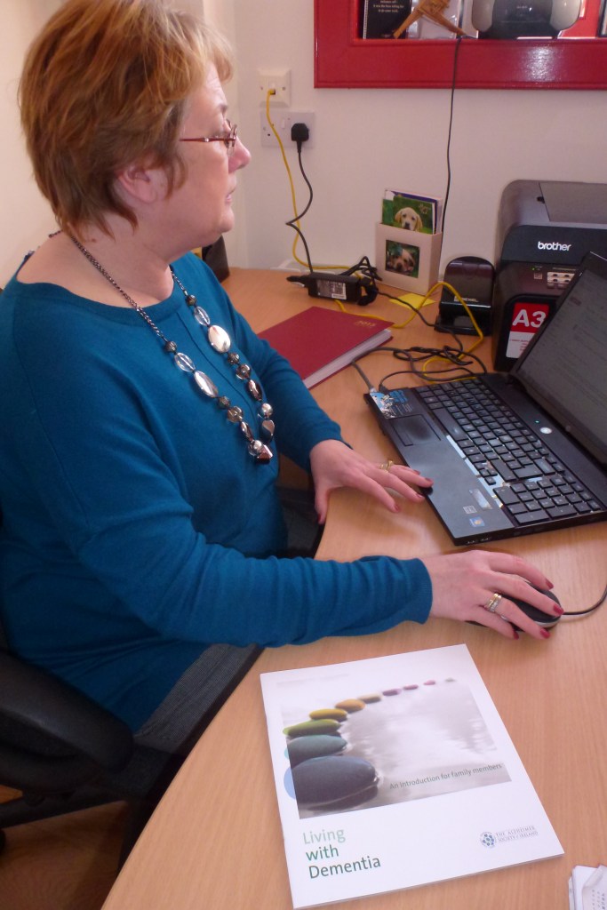 Maeve Montgomery, Dementia Adviser, Alzheimer Society, at Carrickmacross Wokhouse  Photo: © Michael Fisher